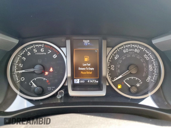 2022 Toyota Tacoma SR5 with VIN 3TMBZ5DN8NM033317, listed as a Copart auction lot 52453795 with 41,473 mi miles and Clean title. Bid and sale history available at DreamBid. Image 9.