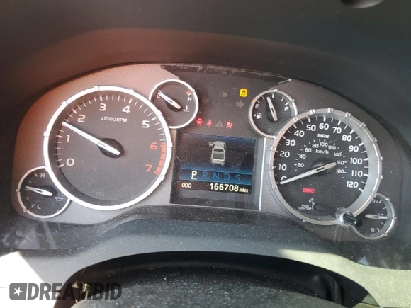 2014 Toyota Tundra SR5 z VIN 5TFDW5F19EX376160, wystawiony jako Copart lot #55012555 z przebiegiem 166 708 mil mil oraz Nie do naprawy • Non repairable. Historia ofert i sprzedaży dostępna na DreamBid. Obrazek 9.