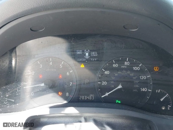 2010 Lexus RX 350 with VIN 2T2ZK1BA4AC037908, listed as a IAAI auction lot 41837351 with 283,483 mi miles. Bid and sale history available at carsss.com. Image 7.