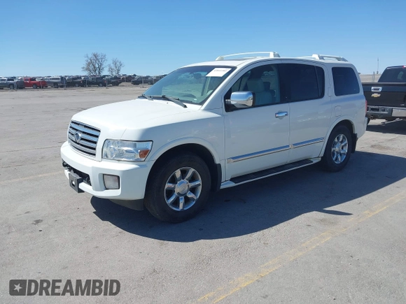 2004 Infiniti QX56 with VIN 5N3AA08CX4N809761, listed as a IAAI auction lot 42041581 with 136,941 mi miles. Bid and sale history available at carsss.com. Image 2.