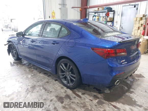 2018 Acura TLX w/A-SPEC Pkg with VIN 19UUB2F68JA006094, listed as a IAAI auction lot 41680053 with 101,959 mi miles. Bid and sale history available at carsss.com. Image 3.