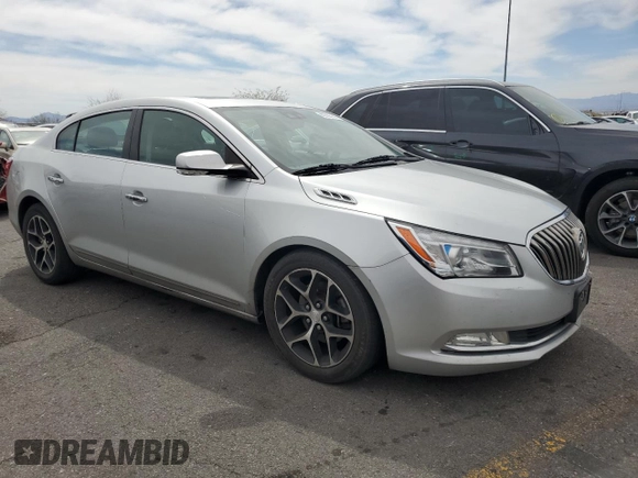 2016 Buick LaCrosse Sport Touring with VIN 1G4G45G36GF169491, listed as a Copart auction lot 49790145 with 165,398 mi miles and Salvage Title. Bid and sale history available at carsss.com. Image 4.