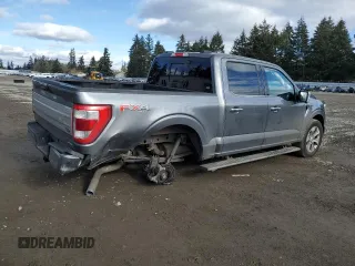 2023 Ford F-150 XL with VIN 1FTFW1E84PFB68860, listed as a Copart auction lot 43995925 with 11,457 mi miles and Salvage title. Bid and sale history available at DreamBid. Image 3.