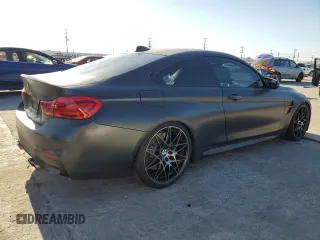 2018 BMW M4 с VIN WBS4Y9C53JAA92296, выставлен на аукционе Copart как лот 46174365 с пробегом 47 319 миль миль и Списание • Salvage title. История ставок и продаж доступна на DreamBid. Изображение 3.