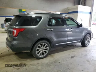 2016 Ford Explorer Limited with VIN 1FM5K8F88GGB16121, listed as a Copart auction lot 52856105 with 156,785 mi miles and Salvage Title. Bid and sale history available at carsss.com. Image 3.
