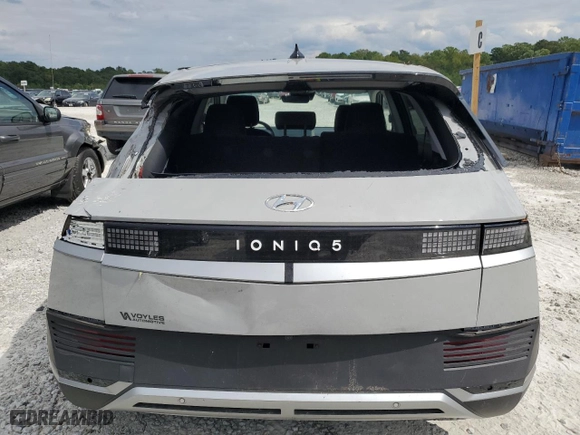 2023 Hyundai IONIQ 5 SE Standard Range with VIN KM8KM4ABXPU186441, listed as a Copart auction lot 73884164 with 6,648 mi miles and Salvage Title. Bid and sale history available at carsss.com. Image 6.