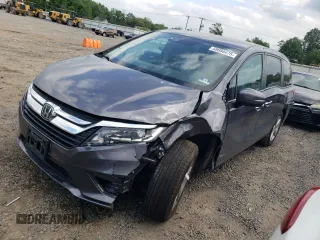 2019 Honda Odyssey EX z VIN 5FNRL6H55KB135982, wystawiony jako Copart lot #59088475 z przebiegiem 37 601 mil mil oraz Szkoda całkowita • Salvage title. Historia ofert i sprzedaży dostępna na DreamBid. Obrazek 1.