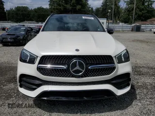 2021 Mercedes-Benz GLE 350 with VIN 4JGFB4KE5MA424077, listed as a Copart auction lot 58369235 with 21,237 mi miles and Salvage title. Bid and sale history available at DreamBid. Image 5.