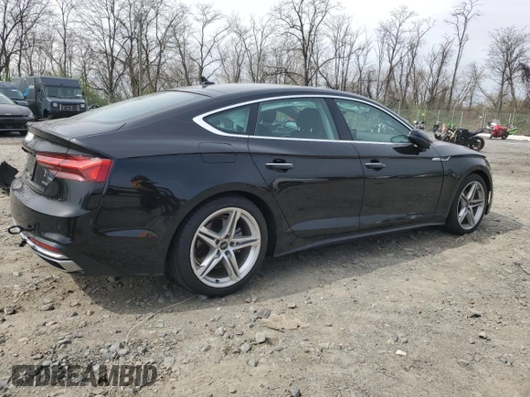 2021 Audi A5 Sportback Premium Plus z VIN WAUCBCF57MA055196, wystawiony jako Copart lot #51226945 z przebiegiem 78 680 mil mil oraz Szkoda całkowita • Salvage title. Historia ofert i sprzedaży dostępna na DreamBid. Obrazek 3.