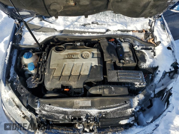2012 Volkswagen Jetta TDI with VIN 3VWML7AJ0CM702780, listed as a Copart auction lot 43163525 with 115,587 mi miles and Salvage title. Bid and sale history available at DreamBid. Image 11.