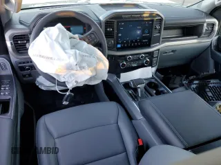 2024 Ford F-150 with VIN 1FT6W1B73RWG08257, listed as a Copart auction lot 89097355 with 516 mi miles and Salvage title. Bid and sale history available at DreamBid. Image 8.