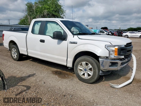 2020 Ford F-150 XL with VIN 1FTEX1CB1LKD14480, listed as a Copart auction lot 59395645 with 189,012 mi miles and Salvage title. Bid and sale history available at DreamBid. Image 4.
