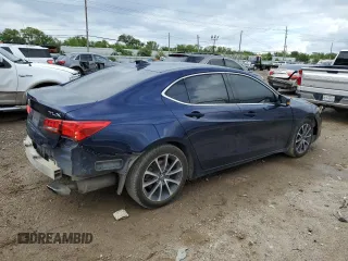 2020 Acura TLX with VIN 19UUB2F34LA002696, listed as a Copart auction lot 69750294 with 128,012 mi miles and Salvage Title. Bid and sale history available at carsss.com. Image 3.