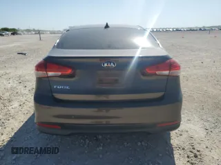 2017 Kia Forte LX with VIN 3KPFL4A75HE150712, listed as a Copart auction lot 52585155 with 185,643 mi miles and Salvage Title. Bid and sale history available at carsss.com. Image 6.