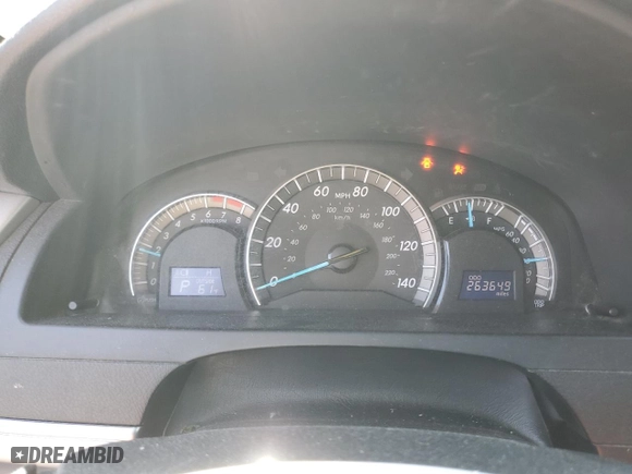 2013 Toyota Camry L with VIN 4T1BF1FK7DU259990, listed as a Copart auction lot 49100025 with 263,649 mi miles and Salvage Title. Bid and sale history available at carsss.com. Image 9.