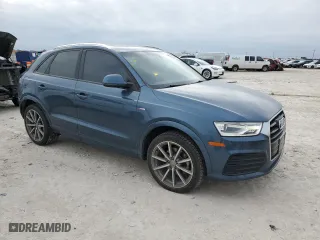 2018 Audi Q3 Premium with VIN WA1BCCFS5JR008788, listed as a Copart auction lot 46404405 with 42,264 mi miles and Salvage Title. Bid and sale history available at carsss.com. Image 4.