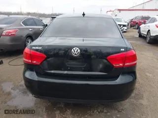 2013 Volkswagen Passat SE with VIN 1VWBP7A33DC114324, listed as a IAAI auction lot 41609521 with 110,229 mi miles. Bid and sale history available at carsss.com. Image 16.