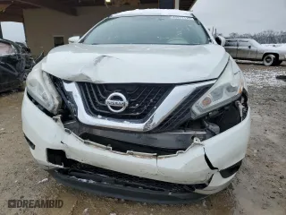 2016 Nissan Murano SV with VIN 5N1AZ2MG3GN154689, listed as a Copart auction lot 45971115 with 142,344 mi miles and Salvage Title. Bid and sale history available at carsss.com. Image 5.