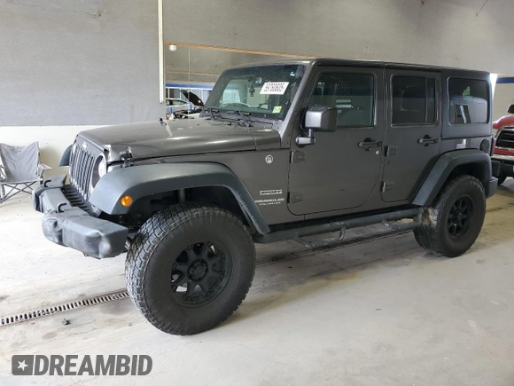 2016 Jeep Wrangler Unlimited Sport z VIN 1C4BJWDG8GL188601, wystawiony jako Copart lot #59760605 z przebiegiem 102 062 mil mil oraz Szkoda całkowita • Salvage title. Historia ofert i sprzedaży dostępna na DreamBid. Obrazek 1.