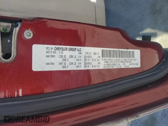2010 Dodge Grand Caravan SXT with VIN 2D4RN5D1XAR389037, listed as a Copart auction lot 53931905 with 169,794 mi miles and Salvage Title. Bid and sale history available at DreamBid. Image 13.