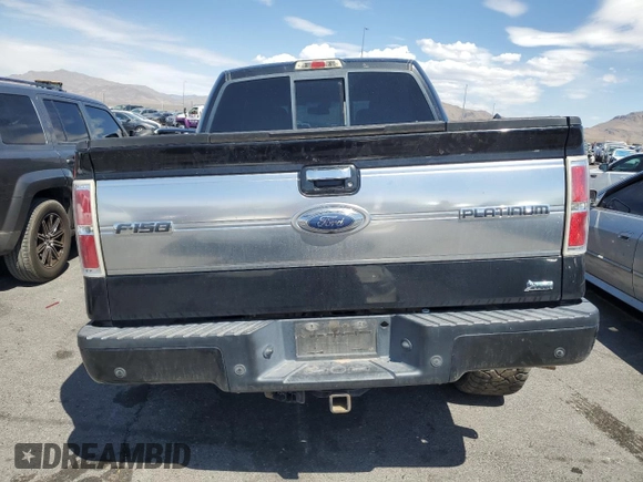 2010 Ford F-150 XL with VIN 1FTFW1EV6AFA09786, listed as a Copart auction lot 54954795 with 152,305 mi miles and Salvage title. Bid and sale history available at DreamBid. Image 6.