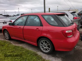 2005 Saab 9-2X Aero z VIN JF4GG22685H055837, wystawiony jako Copart lot #74043794 z przebiegiem 122 847 mil mil oraz Szkody całkowita. Historia ofert i sprzedaży dostępna na DreamBid. Obrazek 2.