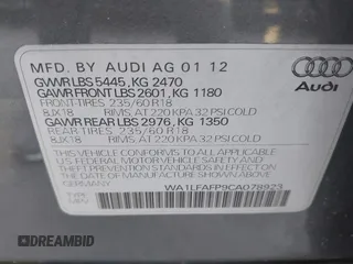 2012 Audi Q5 Premium Plus z VIN WA1LFAFP9CA078923, wystawiony jako IAAI lot #42420085 z przebiegiem 103 993 mil mil oraz . Historia ofert i sprzedaży dostępna na DreamBid. Obrazek 9.