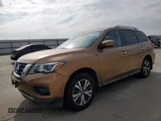 2017 Nissan Pathfinder S with VIN 5N1DR2MMXHC605245, listed as a Copart auction lot 53764715 with 167,954 mi miles and Clean Title. Bid and sale history available at carsss.com. Image 1.