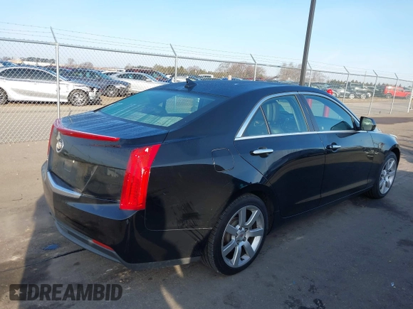 2014 Cadillac ATS Standard RWD with VIN 1G6AA5RA7E0100973, listed as a IAAI auction lot 41795657 with 93,807 mi miles and . Bid and sale history available at DreamBid. Image 4.