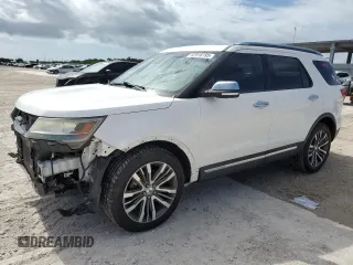 2016 Ford Explorer Platinum z VIN 1FM5K8HT0GGC20507, wystawiony jako Copart lot #62816195 z przebiegiem 96 763 mil mil oraz Szkoda całkowita • Salvage title. Historia ofert i sprzedaży dostępna na DreamBid. Obrazek 1.