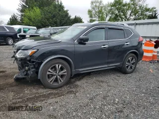 2017 Nissan Rogue SL with VIN JN8AT2MV6HW283644, listed as a Copart auction lot 55781785 with 90,233 mi miles and Salvage title. Bid and sale history available at DreamBid. Image 1.