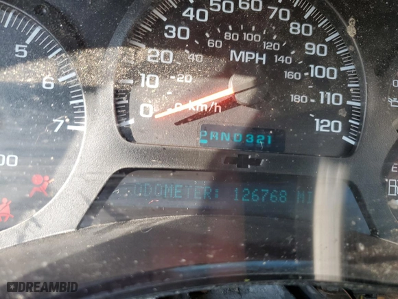 2005 Chevrolet TrailBlazer LS with VIN 1GNET16S656137810, listed as a Copart auction lot 69522694 with 126,768 mi miles and Salvage Title. Bid and sale history available at carsss.com. Image 9.