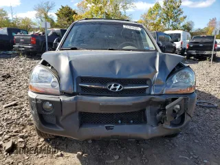 2008 Hyundai Tucson SE with VIN KM8JN12D58U853263, listed as a Copart auction lot 75324534 with 91,767 mi miles and Salvage Title. Bid and sale history available at carsss.com. Image 5.