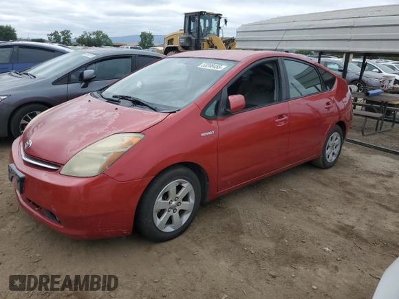 2006 Toyota Prius with VIN JTDKB20U667059524, listed as a Copart auction lot 53208455 with 297,569 mi miles and Salvage Title. Bid and sale history available at carsss.com. Image 1.