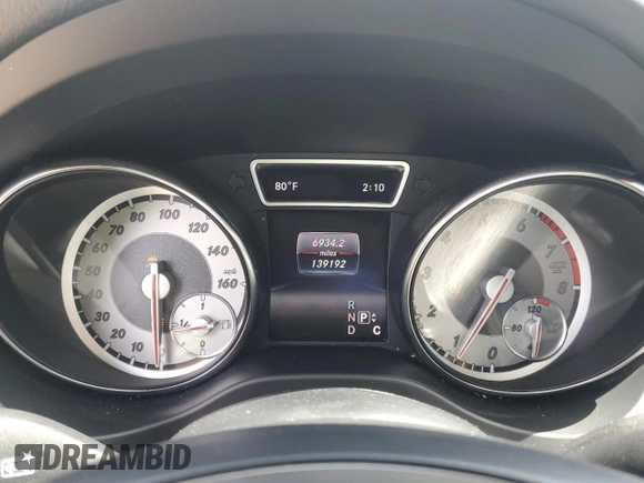 2016 Mercedes-Benz CLA 250 with VIN WDDSJ4EB8GN311296, listed as a Copart auction lot 55891515 with 139,192 mi miles and Salvage Title. Bid and sale history available at DreamBid. Image 9.