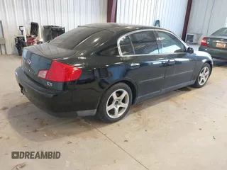 2003 Infiniti G35 w/Leather with VIN JNKCV51E53M304703, listed as a IAAI auction lot 41470321 with 227,894 mi miles. Bid and sale history available at carsss.com. Image 4.