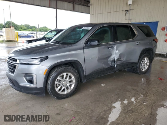 2023 Chevrolet Traverse LS with VIN 1GNERFKW8PJ210227, listed as a Copart auction lot 73453854 with 41,546 mi miles and Salvage Title. Bid and sale history available at carsss.com. Image 1.