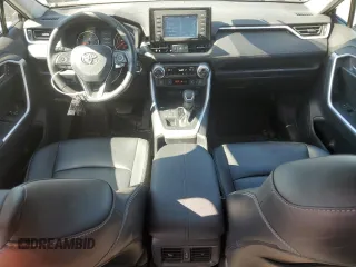 2021 Toyota RAV4 XLE Premium with VIN 2T3A1RFV4MC193667, listed as a Copart auction lot 48061175 with 19,845 mi miles and Salvage title. Bid and sale history available at DreamBid. Image 8.