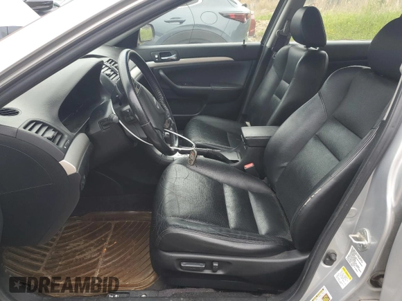 2006 Acura TSX Navi with VIN JH4CL96956C025688, listed as a Copart auction lot 59765615 with 129,508 mi miles and Salvage title. Bid and sale history available at DreamBid. Image 7.