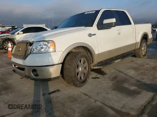 2008 Ford F-150 XLT с VIN 1FTPW12V38KD54915, выставлен на аукционе Copart как лот 44307165 с пробегом 252 427 миль миль и Списание • Salvage title. История ставок и продаж доступна на DreamBid. Изображение 1.