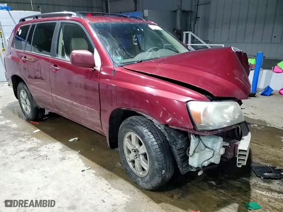 2005 Toyota Highlander with VIN JTEEP21AX50133727, listed as a Copart auction lot 43942175 with 0 mi miles and Salvage Title. Bid and sale history available at carsss.com. Image 12.
