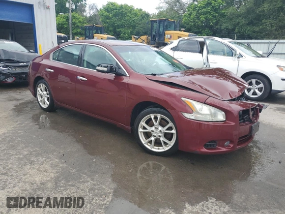 2013 Nissan Maxima SV with VIN 1N4AA5AP5DC820448, listed as a Copart auction lot 60411935 with 145,068 mi miles and Salvage title. Bid and sale history available at DreamBid. Image 4.