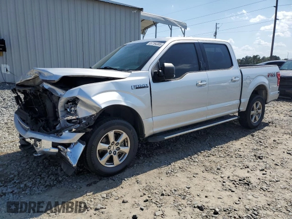 2018 Ford F-150 XL with VIN 1FTEW1EPXJFA95312, listed as a Copart auction lot 57764385 with 91,906 mi miles and Salvage title. Bid and sale history available at DreamBid. Image 1.