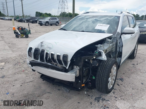 2017 Jeep Cherokee Limited z VIN 1C4PJLDB8HW596380, wystawiony jako IAAI lot #42607357 z przebiegiem 33 407 mil mil oraz . Historia ofert i sprzedaży dostępna na DreamBid. Obrazek 6.