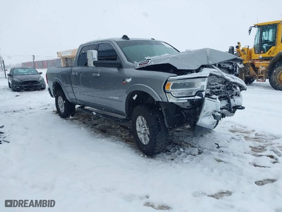 2022 Ram 2500 Laramie with VIN 3C6UR5FL6NG184134, listed as a IAAI auction lot 41228038 with 95,631 mi miles. Bid and sale history available at carsss.com. Image 1.