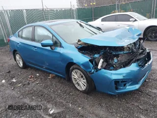 2017 Subaru Impreza Premium with VIN 4S3GKAB64H3602412, listed as a IAAI auction lot 41710409 with 247,031 mi miles. Bid and sale history available at carsss.com. Image 1.