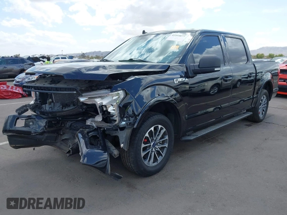 2020 Ford F-150 XL with VIN 1FTEW1CP9LKF40166, listed as a IAAI auction lot 41934877 with 82,355 mi miles. Bid and sale history available at carsss.com. Image 2.
