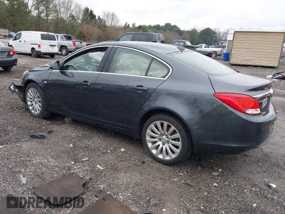 2011 Buick Regal CXL RL1 with VIN 2G4GN5EC6B9198880, listed as a IAAI auction lot 41623371 with 186,088 mi miles and . Bid and sale history available at DreamBid. Image 3.
