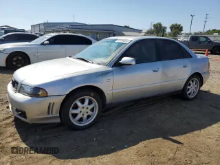 1999 Audi A4 with VIN WAUBB28DXXA299469, listed as a Copart auction lot 65596934 with 207,289 mi miles and Salvage Title. Bid and sale history available at carsss.com. Image 1.