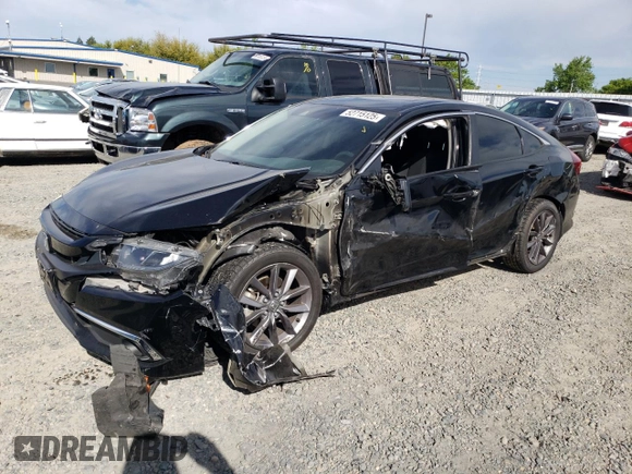 2019 Honda Civic EX z VIN 19XFC1F32KE204026, wystawiony jako Copart lot #52715125 z przebiegiem 108 457 mil mil oraz Szkoda całkowita • Salvage title. Historia ofert i sprzedaży dostępna na DreamBid. Obrazek 1.